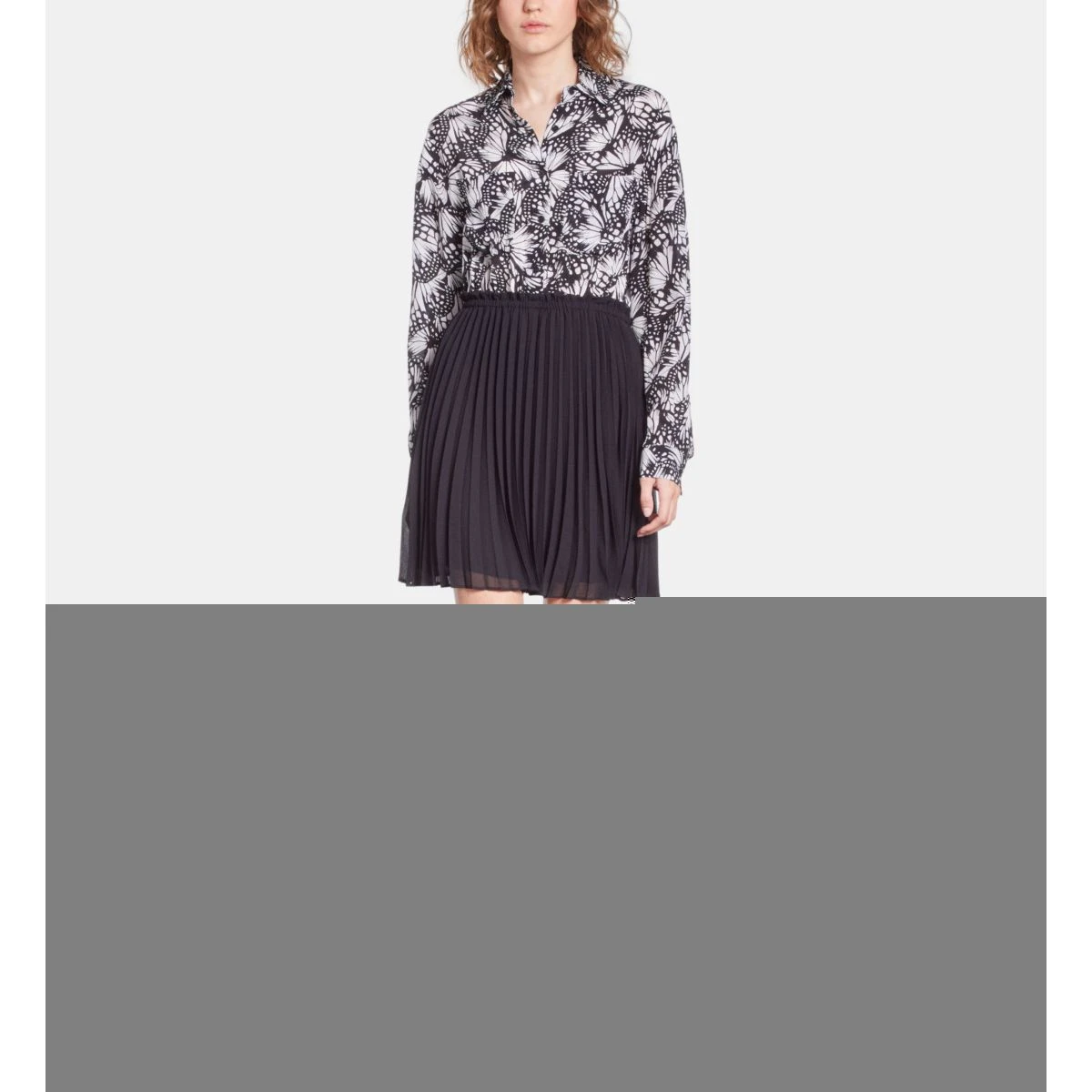 THE KOOPLES Robe Courte Plissée Imprimée Papillons 3 THE KOOPLES Robe Courte Plissée Imprimée Papillons – Image 3