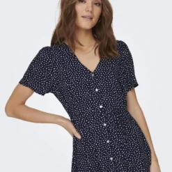 ONLY Robe à Pois évasée Et à Nouer -Velousia Soldes Boutique eebc48938049fb6d74a6ed5bcb8bb059