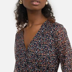 ONLY Robe Courte Fleurie, Col V 22 ONLY Robe Courte Fleurie, Col V -Velousia Soldes Boutique ef11e0ff50b216f6d25656bbd8c3fccb