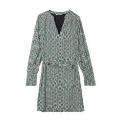 Robe Droite Ceinturée -Velousia Soldes Boutique ef3cb78a329d759350d1388a311d5179