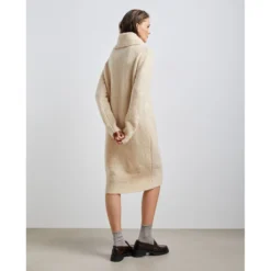 Robe En Tricot à Col Roulé -Velousia Soldes Boutique f1abaef09ce7431fd42c8c1d8d39fe2d