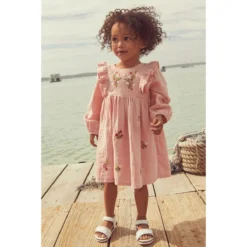 Next Robe Brodée à Manches Longues -Velousia Soldes Boutique f4c4b6093b52ff34400cf1aafc9edd13