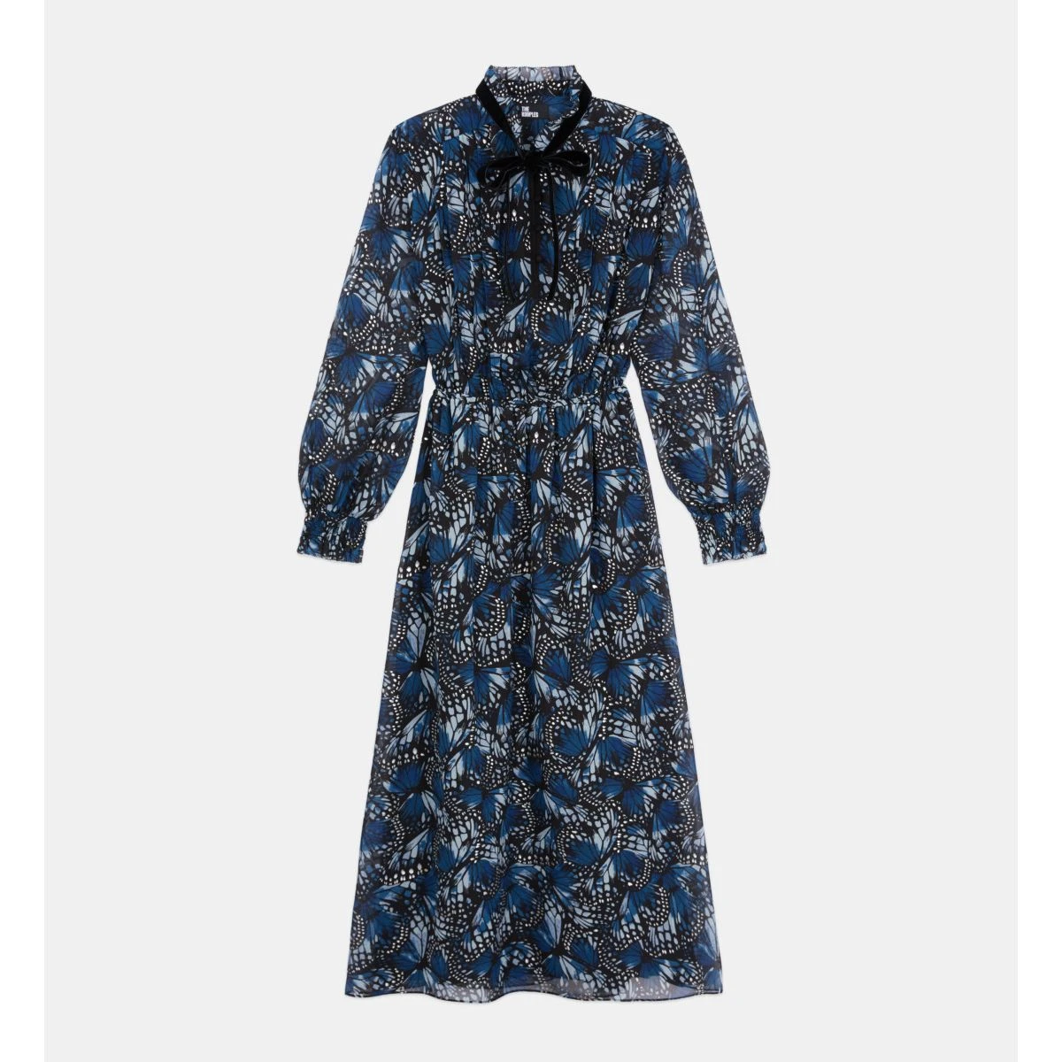 THE KOOPLES Robe Longue Imprimée Avec Plissage 5 THE KOOPLES Robe Longue Imprimée Avec Plissage – Image 5