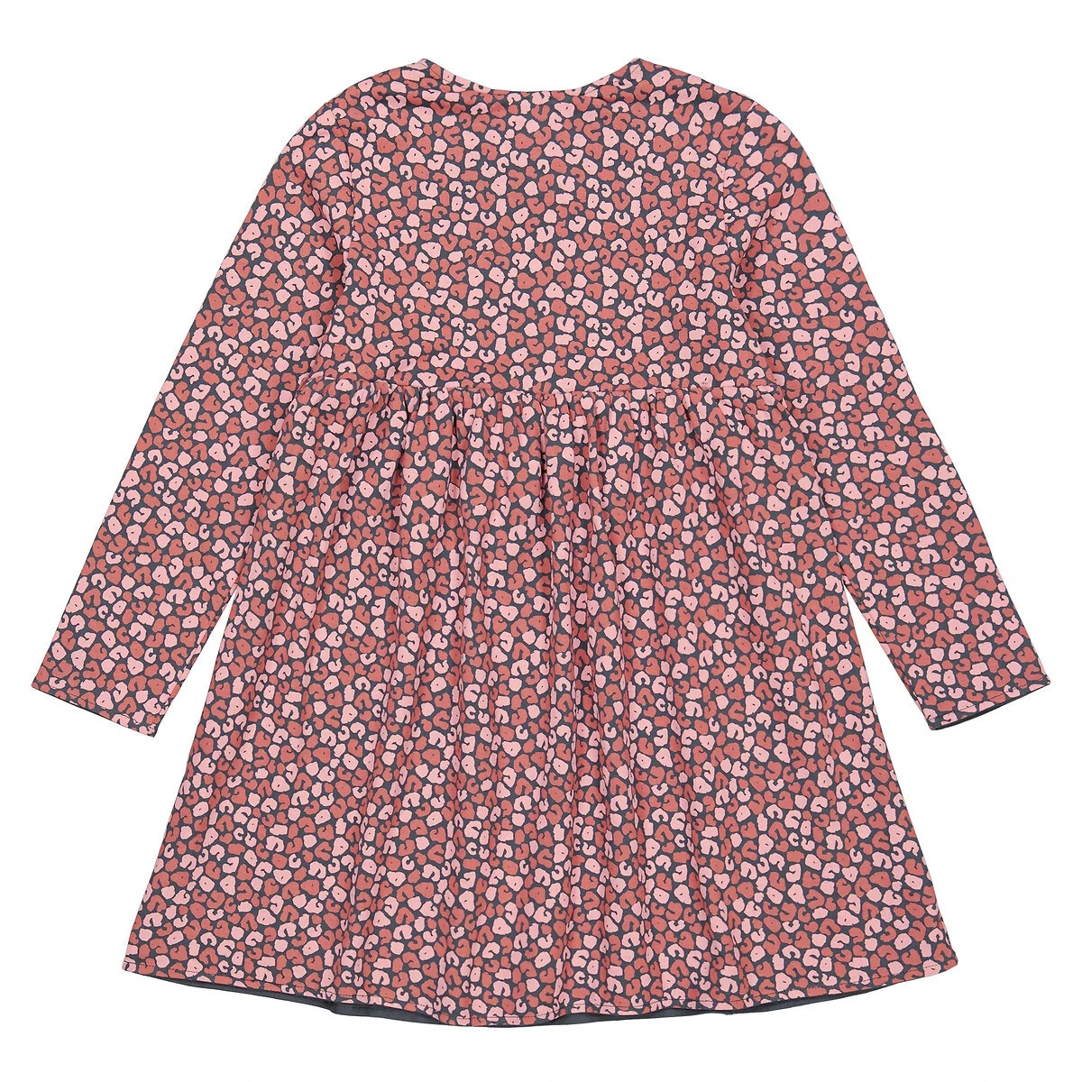 Robe Réversible Manches Longues Imprimé 4 Robe Réversible Manches Longues Imprimé – Image 4