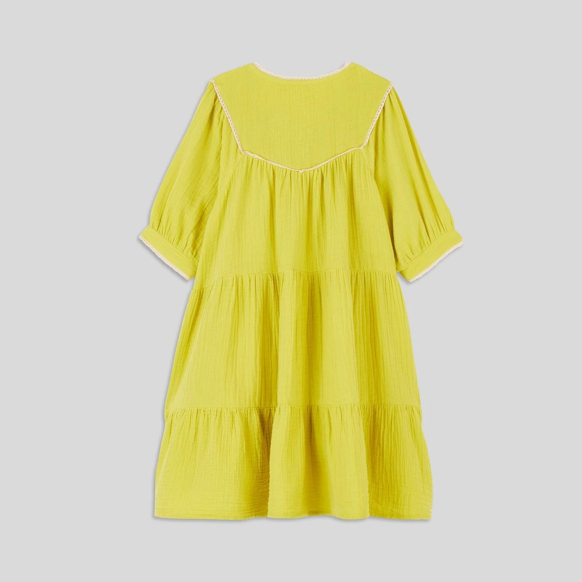 Robe Unie En Coton BIO, Certifié OEKO-TEX 2 Robe Unie En Coton BIO, Certifié OEKO-TEX – Image 2