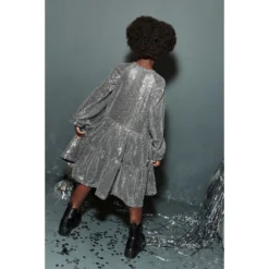 Next Robe à Sequins Et Manches Longues -Velousia Soldes Boutique fda6a20f491cebd5177145f38fefd918