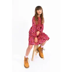 Robe Imprimée Et Buste à Smockes