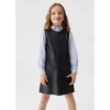Mango Kids Robe Effet Cuir