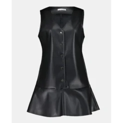 Robe Salopette Courte Sans Manches -Velousia Soldes Boutique ff803265c2266f52ee4d0eaa494eb925